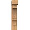 Ekena Millwork Balboa Block Smooth Bracket w/ Offset Brace, Western Red Cedar, 7 1/2"W x 26"D x 38"H BKT0806X26X38BOA05SWR - alternate 3
